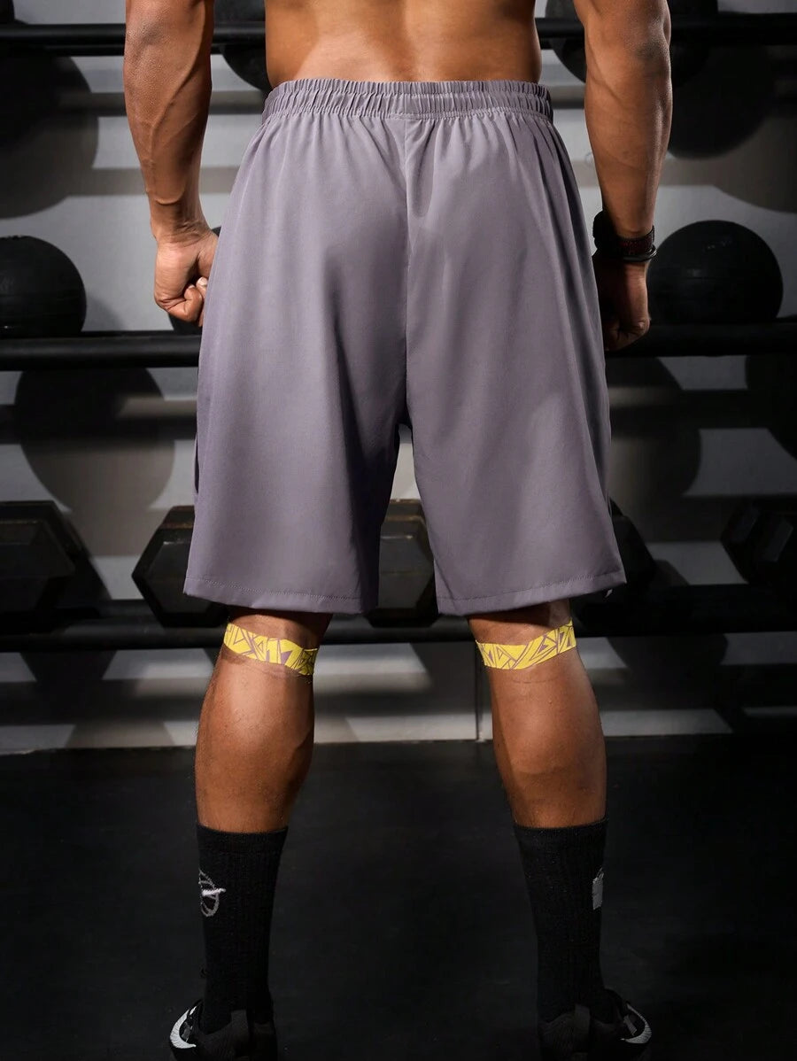 13890 1t-006 Pantalones cortos deportivos con cintura de cordón