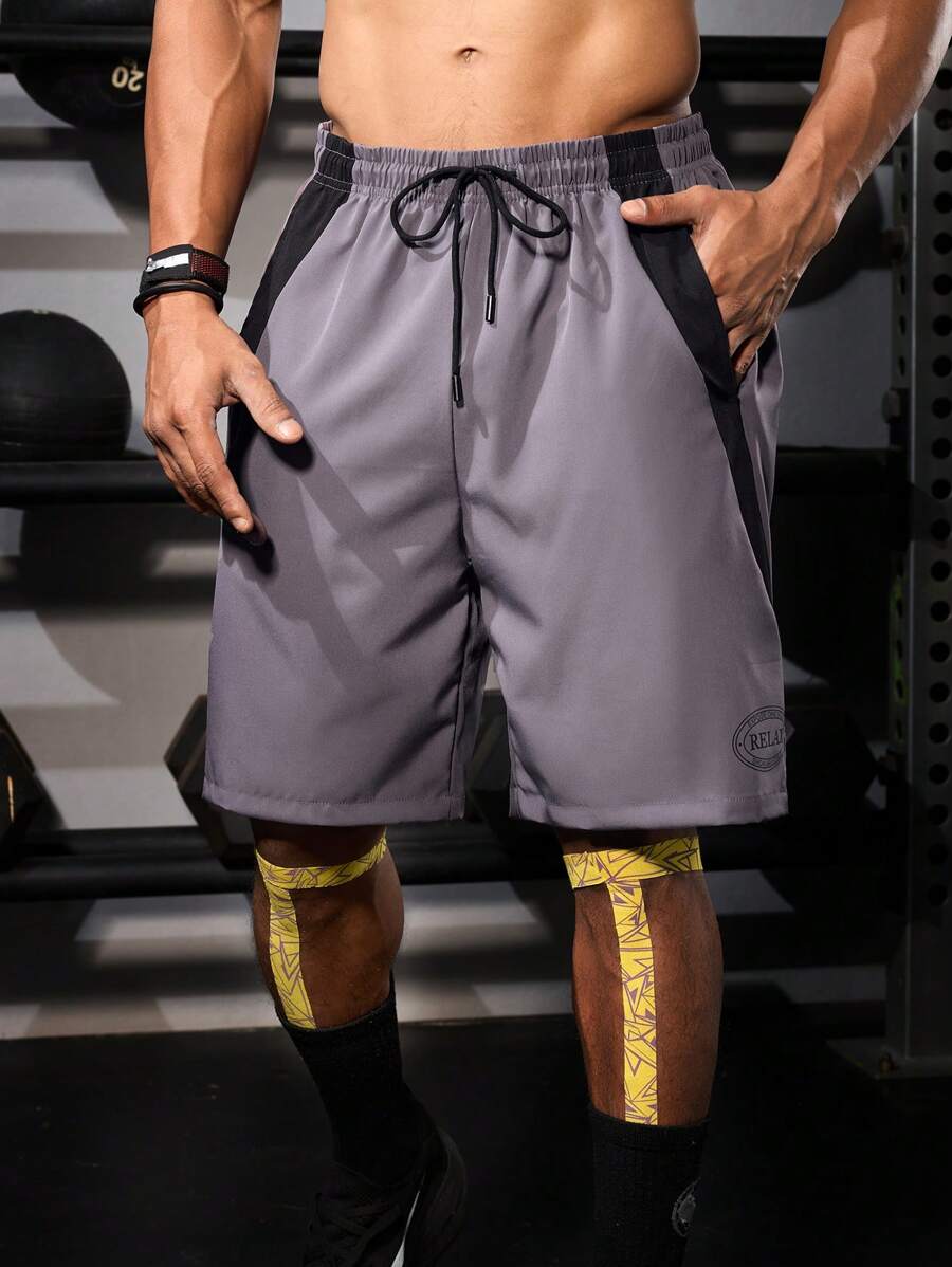 13890 1t-006 Pantalones cortos deportivos con cintura de cordón