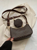 14617 1c-03-10 Bolso Diseño Geométrico 2 Pzas