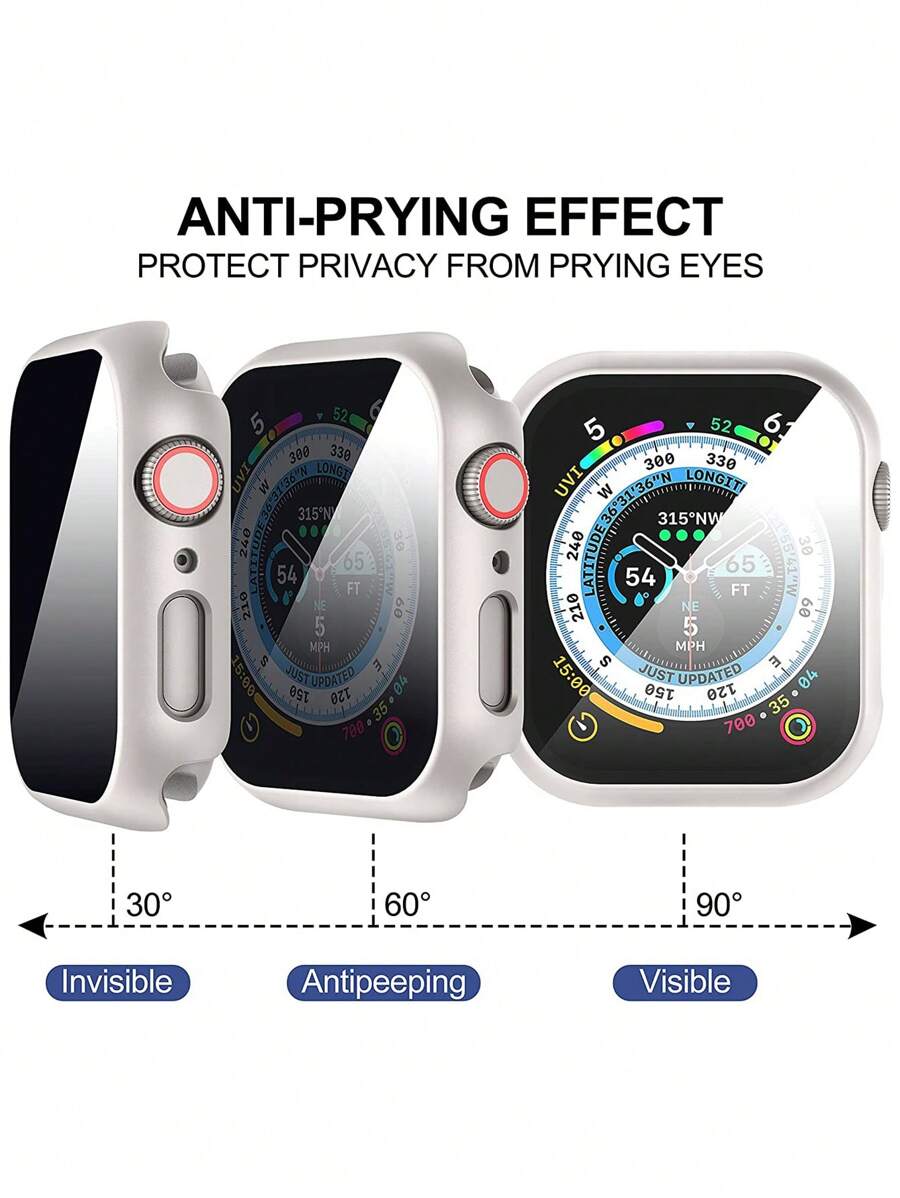 13947 2t-342 Estuche 1 pieza  de privacidad Starlight Screen Watch Series 4 / 5 / 6 / SE