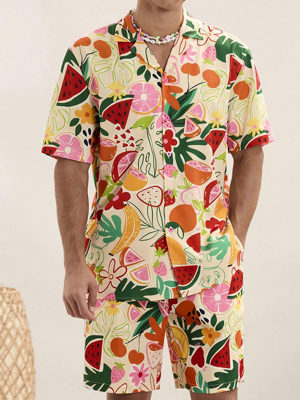 13719 2c-282 Conjunto Hombre Fruta 2 Pza