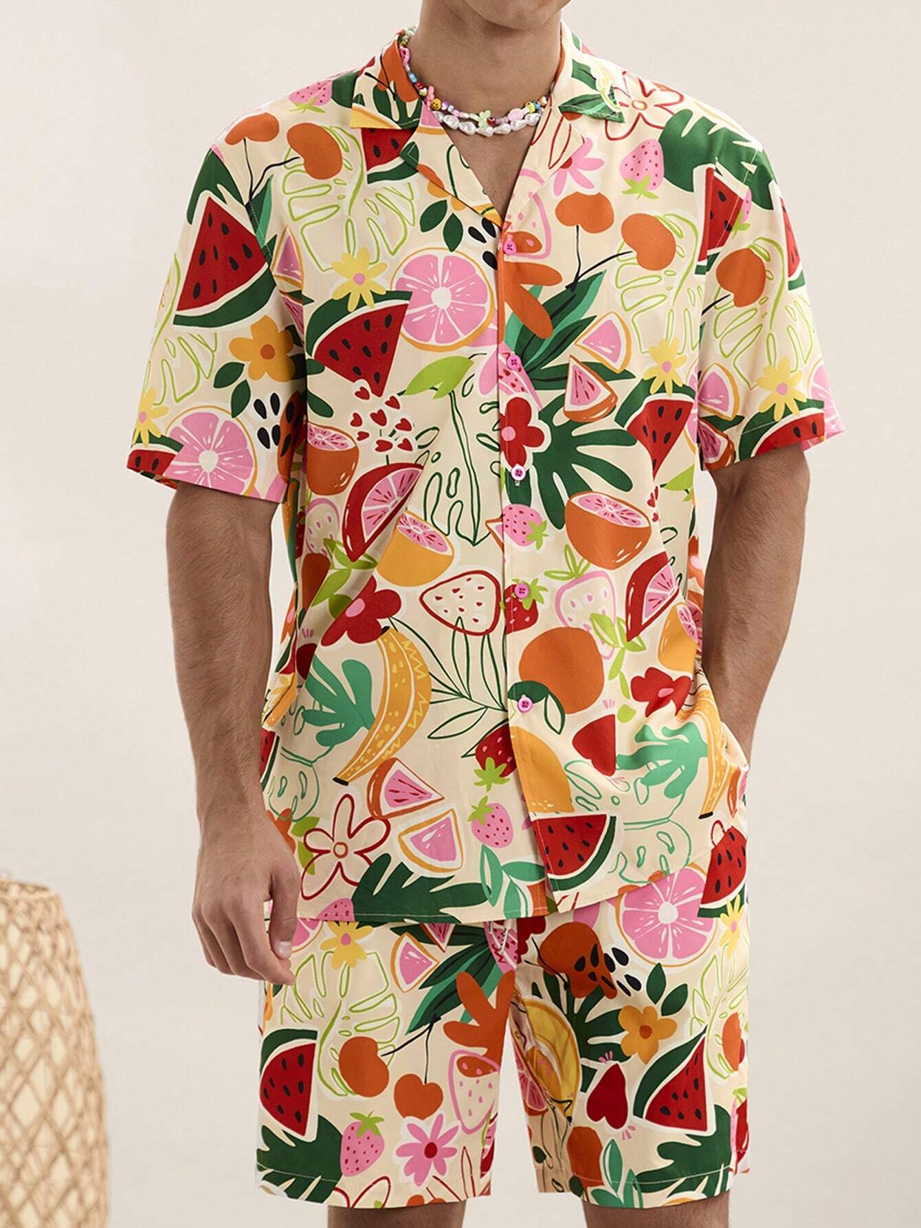 13719 2c-282 Conjunto Hombre Fruta 2 Pza
