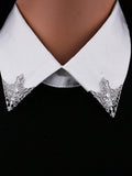 14002 1b-019 Gemelos de cuello triangular con patrón vintage