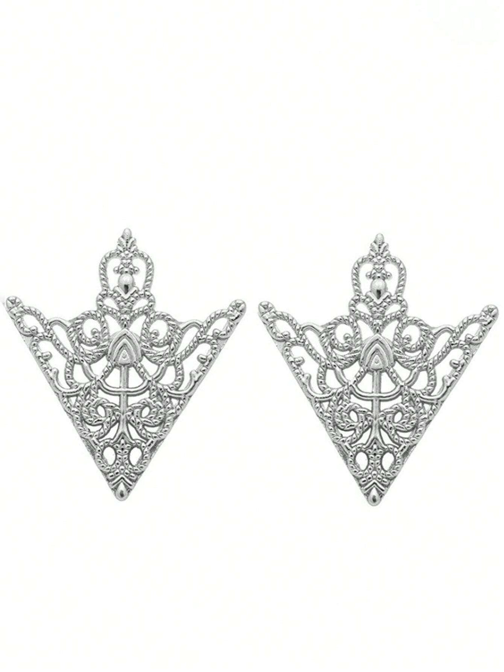 14002 1b-019 Gemelos de cuello triangular con patrón vintage
