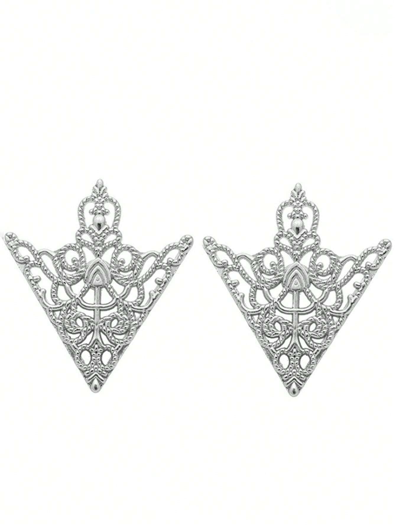 14002 1b-019 Gemelos de cuello triangular con patrón vintage