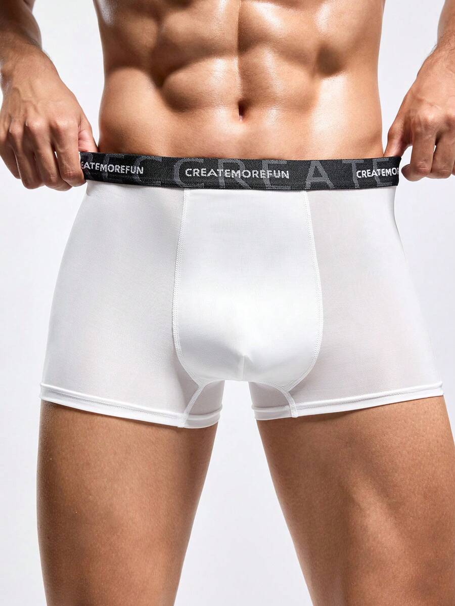 13886 1a-038 Boxer 1 pieza slip para hombre con detalle de tejido