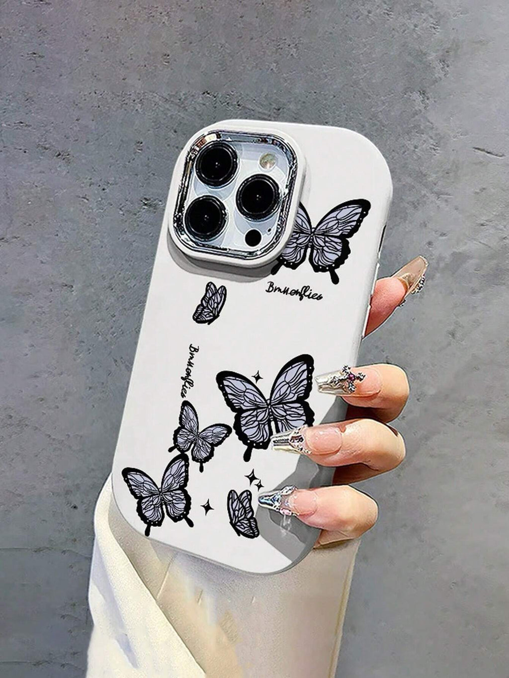 13863 2b-02-10 Funda Diseño Mariposa 1 Pza