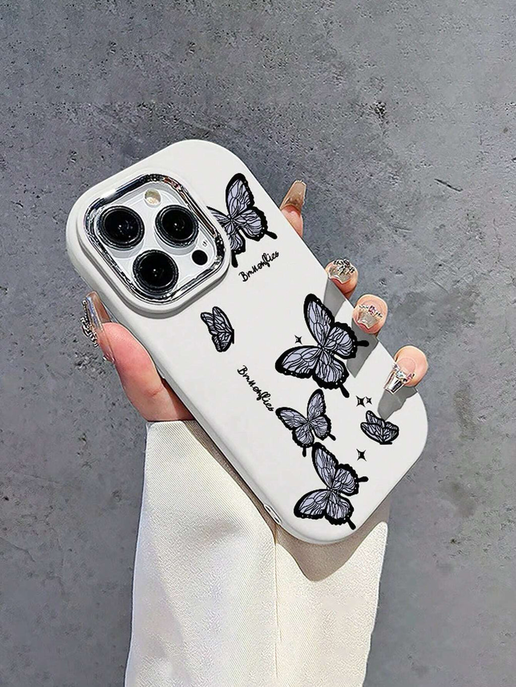 13863 2b-02-10 Funda Diseño Mariposa 1 Pza