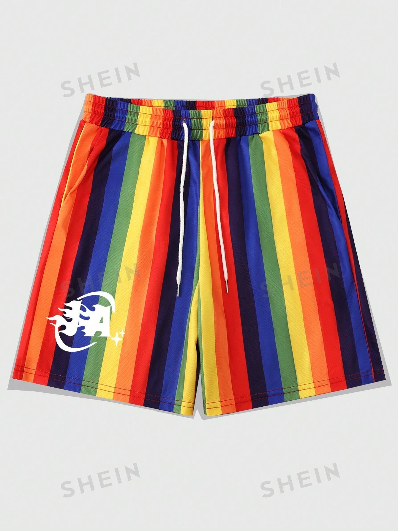 14501 1t-012 Shorts rayados arcoíris 1 Pza