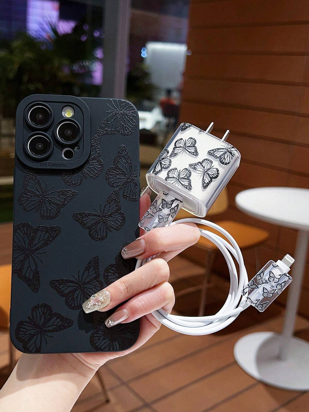 17923 2t-014 Funda de telefono + Funda protectora de cargador