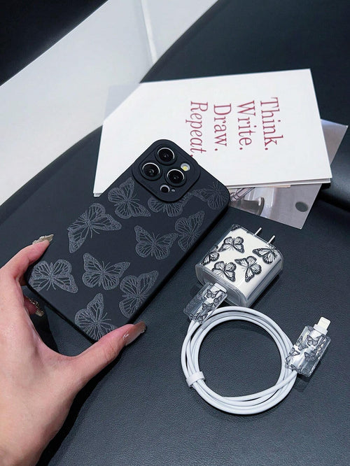 17923 2t-014 Funda de telefono + Funda protectora de cargador