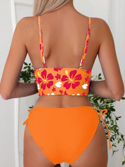 15764 1a-055 Bikini diseño floral 2 Pzas