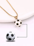 16651 1b-037 Collar con dije balón de fútbol niño 1 Pza