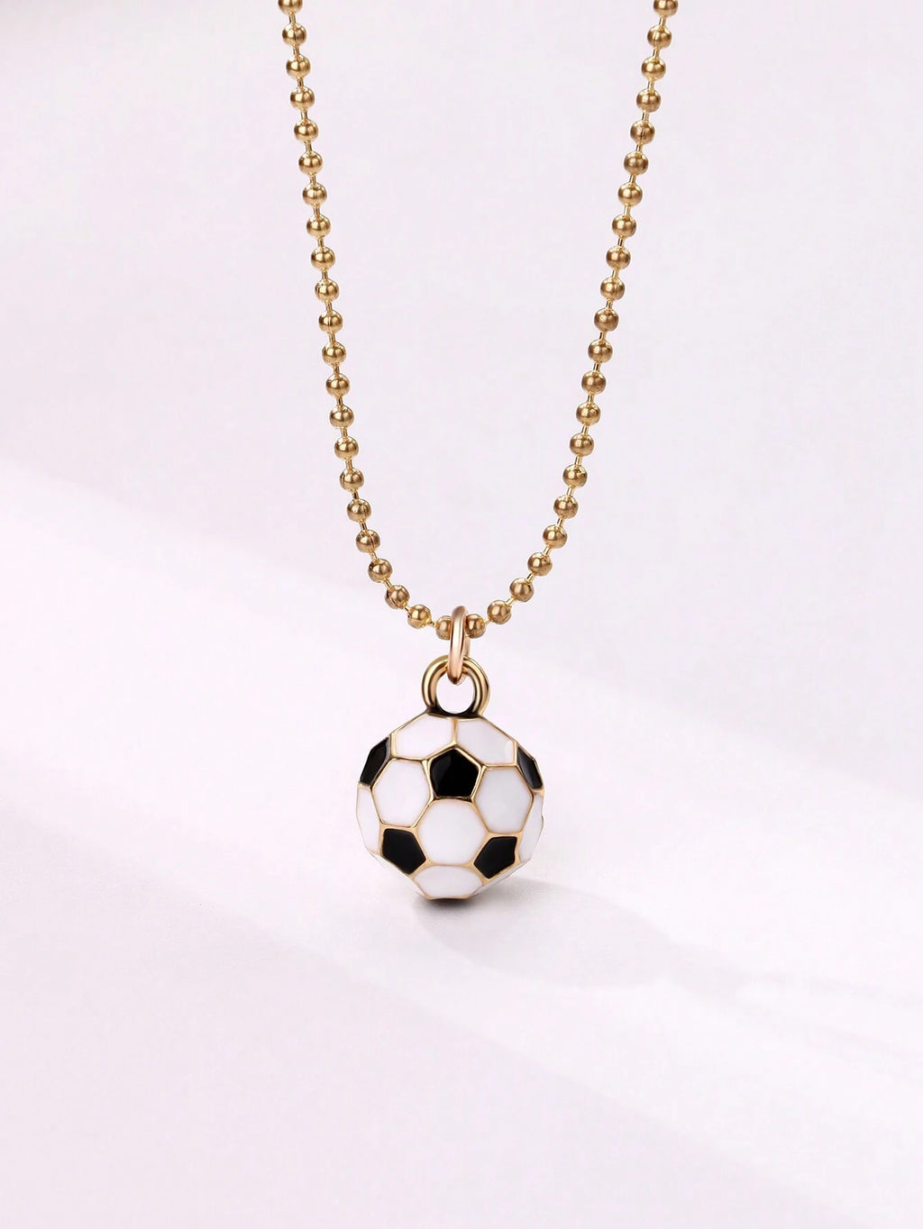 16651 1b-037 Collar con dije balón de fútbol niño 1 Pza