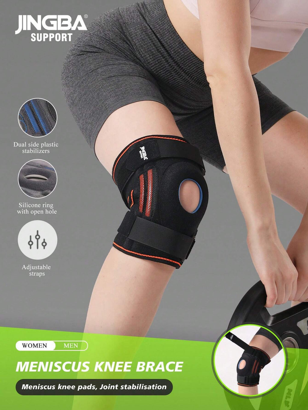 14020 2a-02-05 Soporte ajustable de rodilla 1 Pza