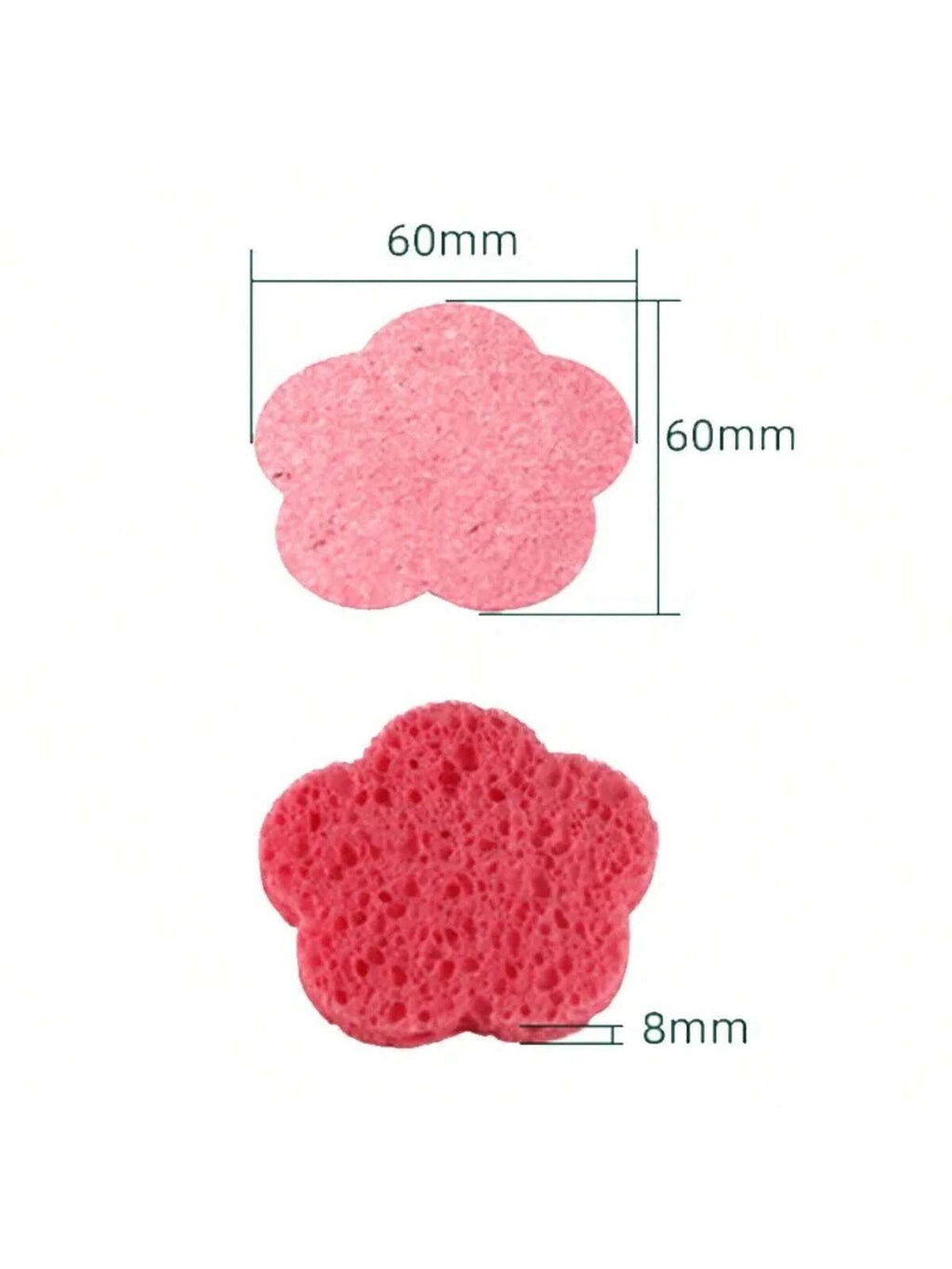 15445 1b-023 Esponjas faciales 10 Pzas