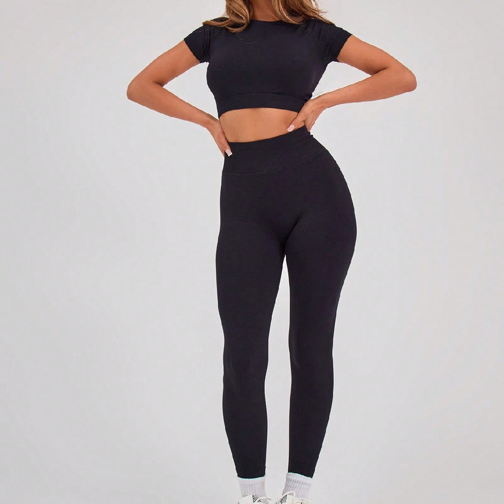 19115 1t-280 Leggings sin costuras de cintura alta 1 Pza