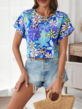15907 1a-071 Blusa casual diseño floral 1 Pza