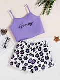 15853 1t-007 Conjunto casual y cómodo de 2 piezas