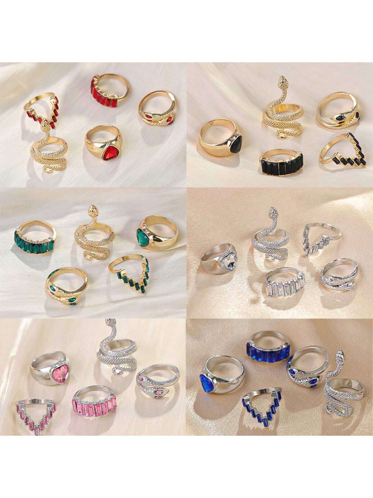 15003 1b-032 Anillos 5 Pzas