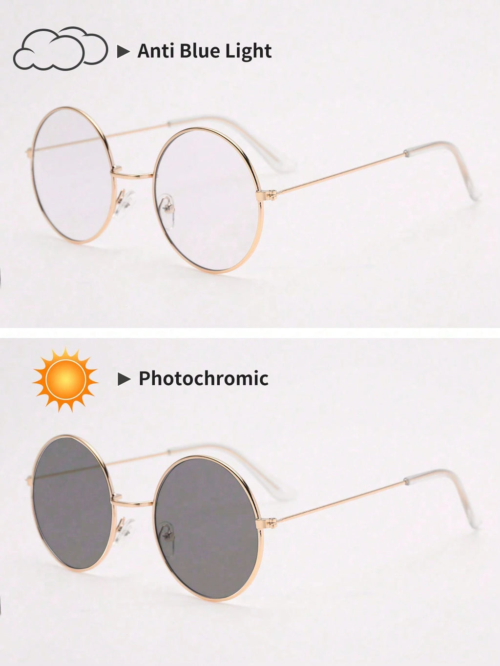 16849 1b-03-03 Gafas de moda vintage 1 Pza