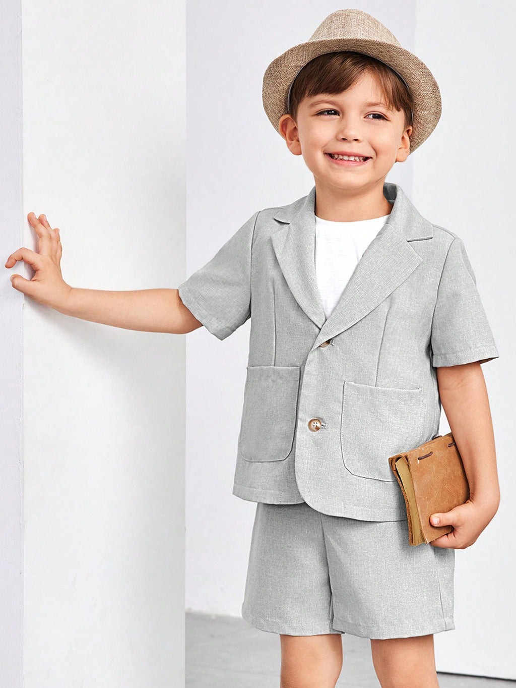 15918 2a-01-18 Conjunto de traje Niños 2 Pzas