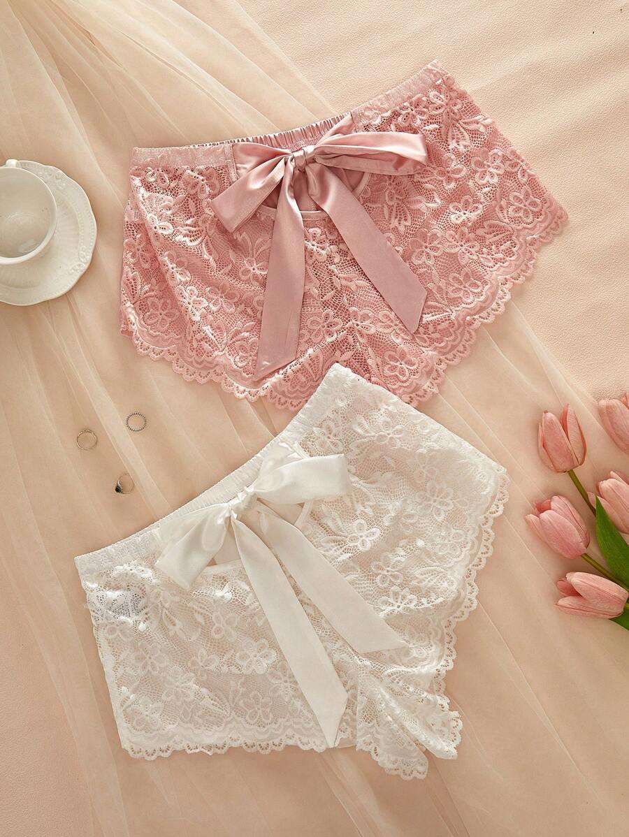 13572 1t-007 Short de encaje para dormir 1 Pza