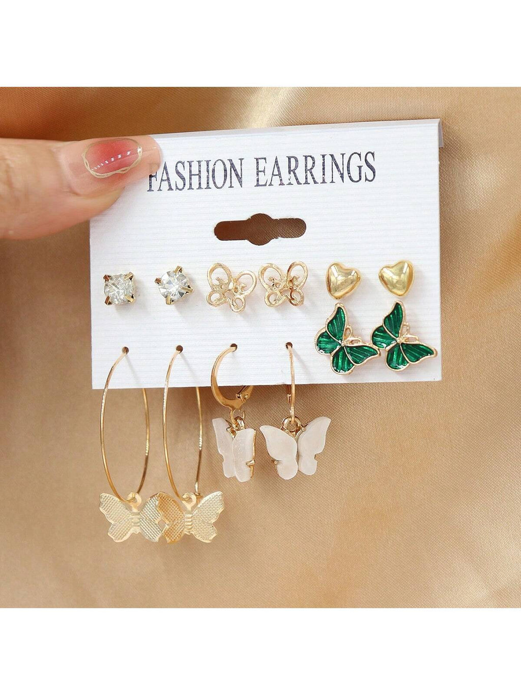 16059 2b-01-01 Pendientes creativos 6 Pares