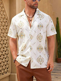 13808 1a-075 Camisa de manga corta con estampado