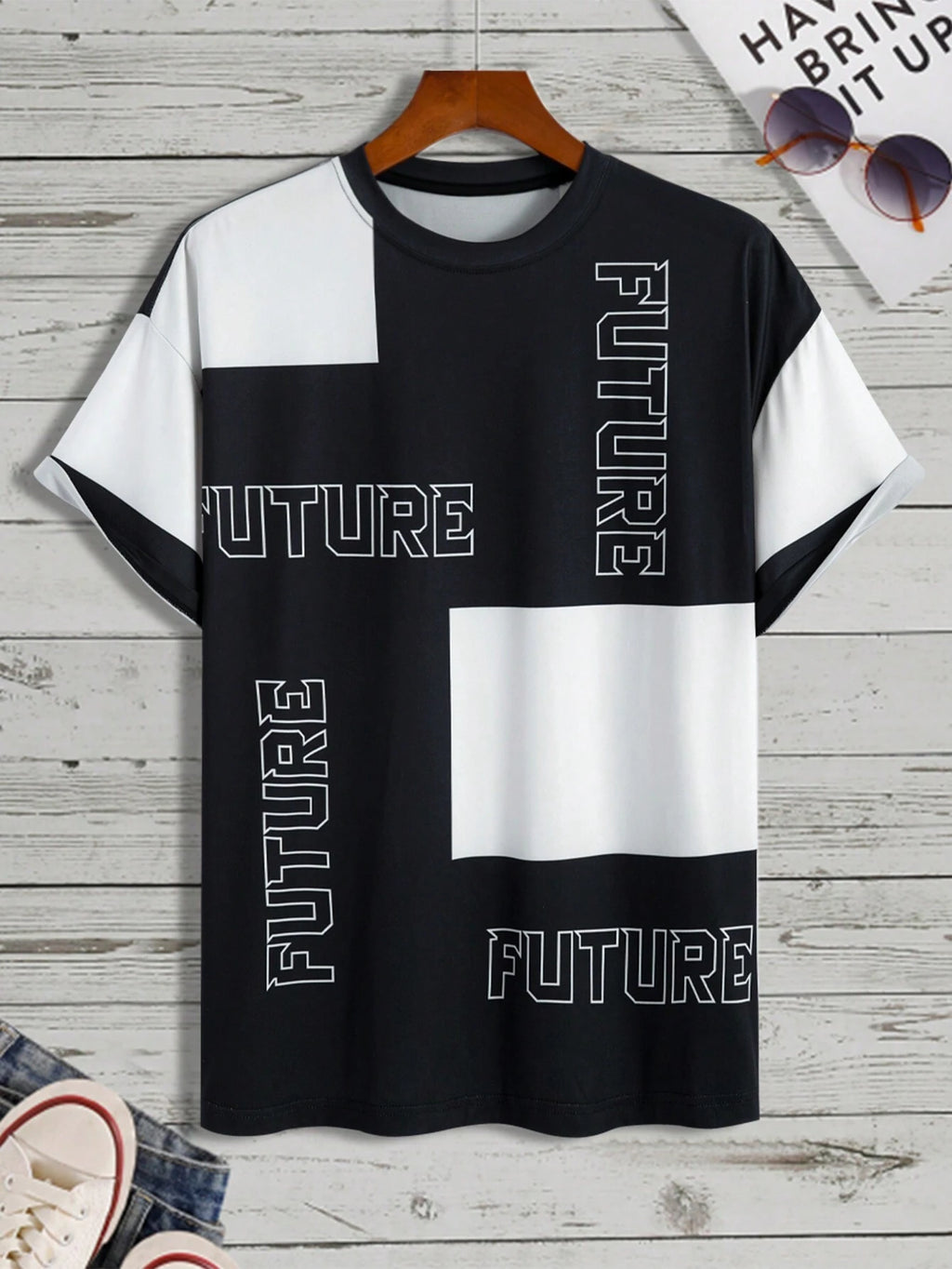 13243 1a-080 Playera holgada para hombre 1 Pza