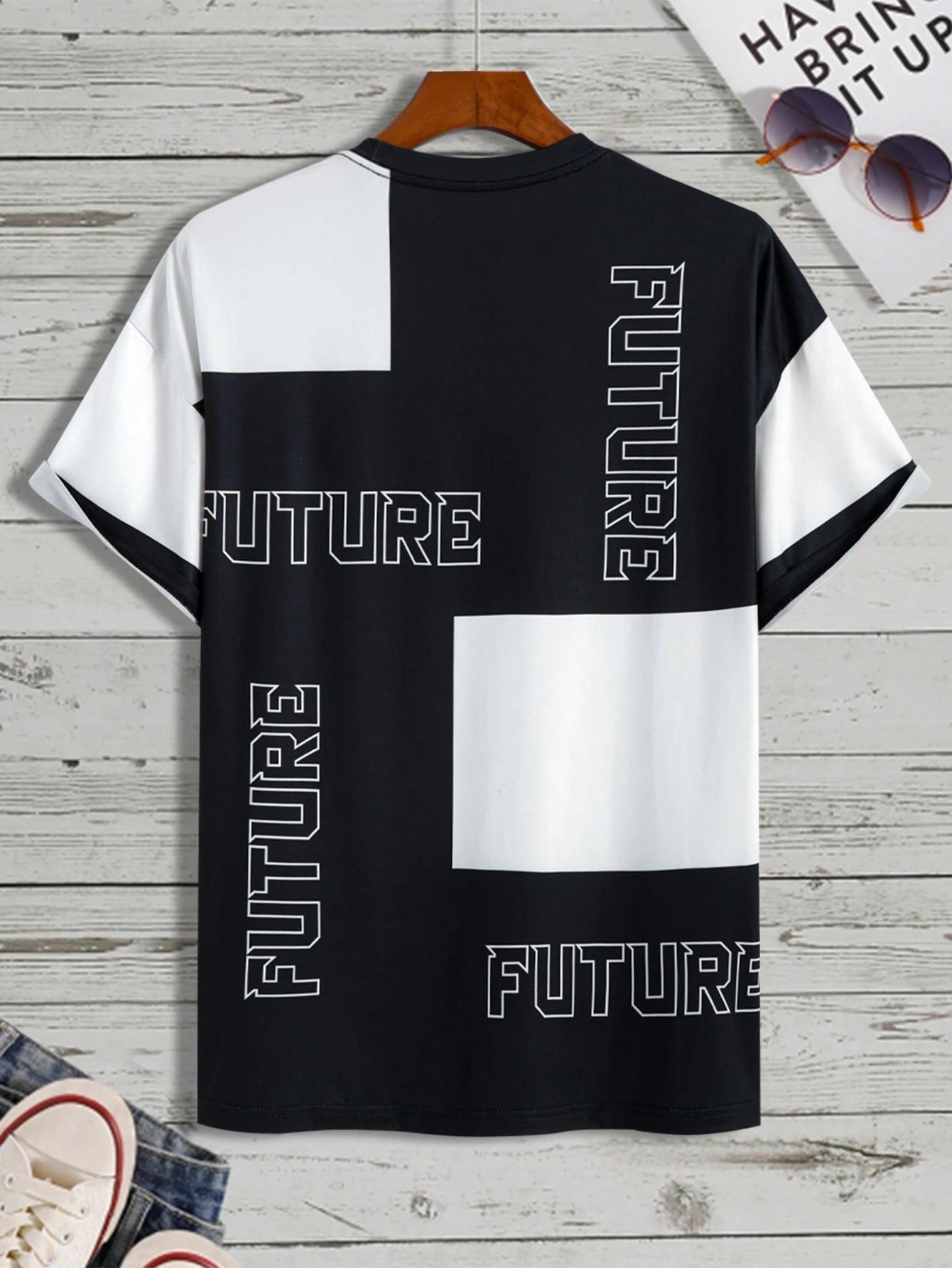 13243 1a-080 Playera holgada para hombre 1 Pza