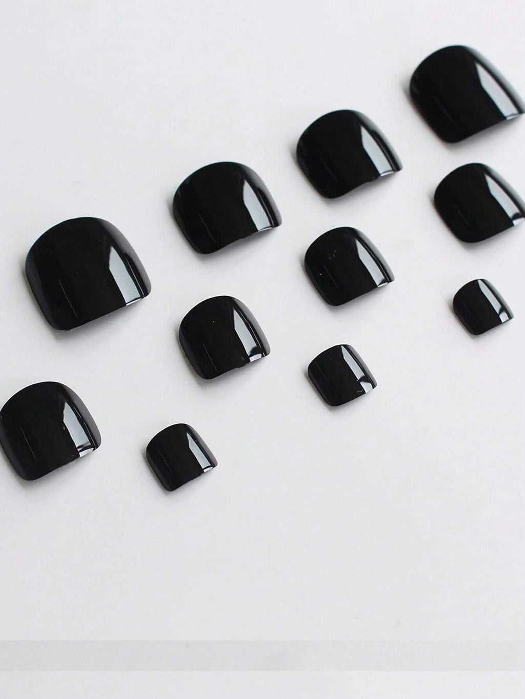 18532 1b-174 Uñas postizas de dedos del pie 24 Pzas