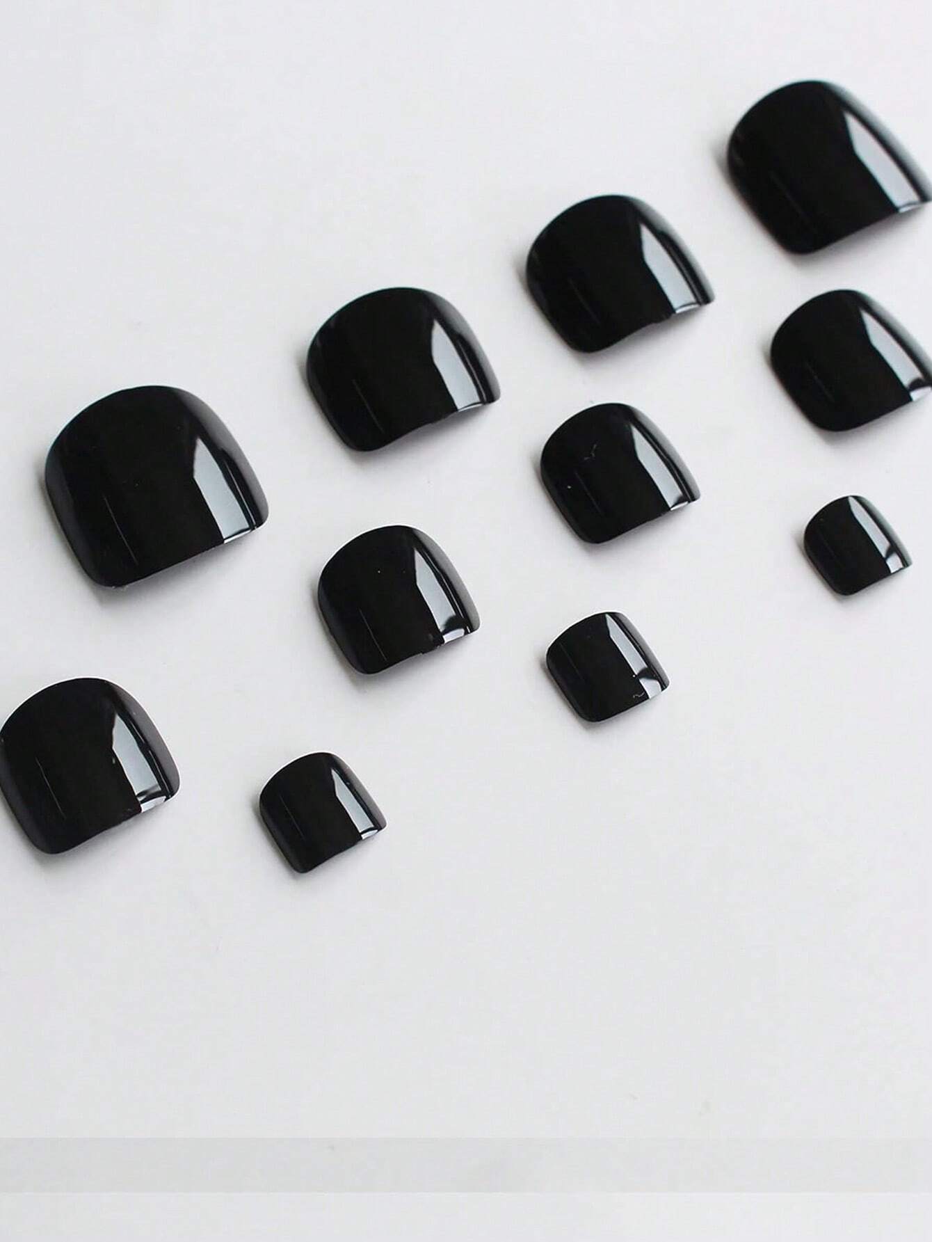 18532 1b-174 Uñas postizas de dedos del pie 24 Pzas