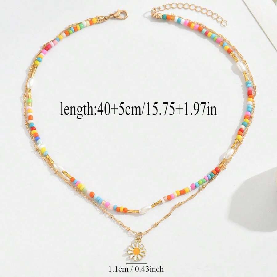 16399 1b-02-06 Collar de varias capas 1 Pza