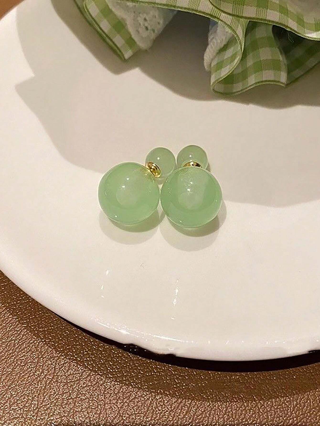 15126 1b-065 Aretes estilo dopamina 2 Pzas