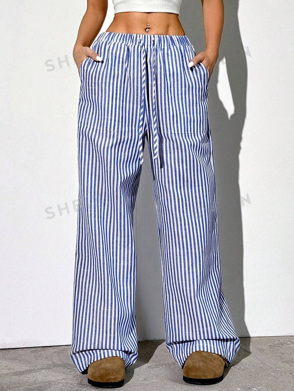 16545 1a-006 Pantalón azules a rayas 1 Pza