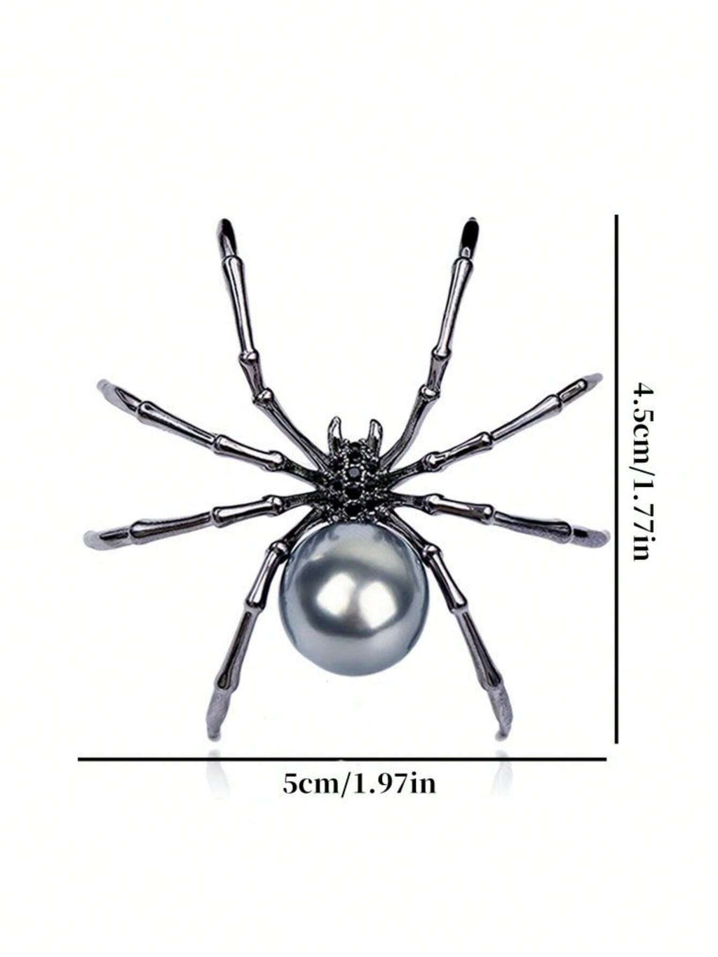 16005 1b-002 Broches Araña Halloween 2 Pzas