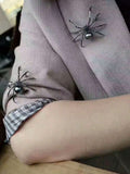 16005 1b-002 Broches Araña Halloween 2 Pzas