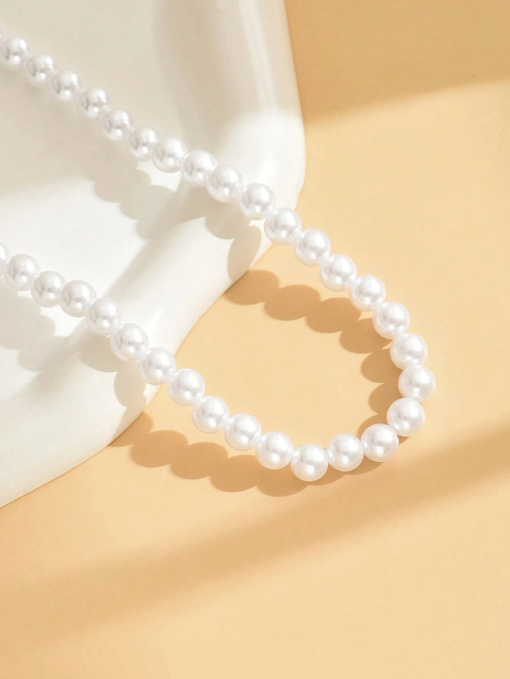 16655 1b-048 Collar de imitación de perlas 1 Pza