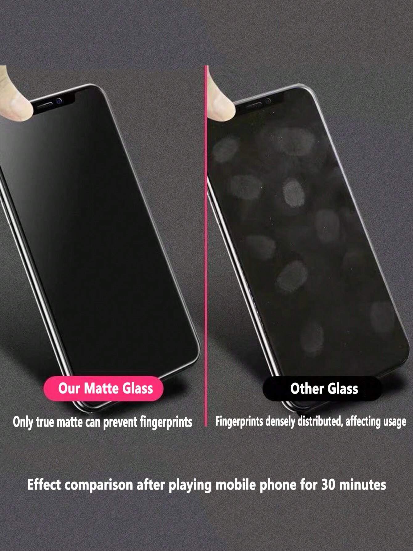 18030 2t-ProPa Protectores de pantalla de vidrio templado mate 1 Pza