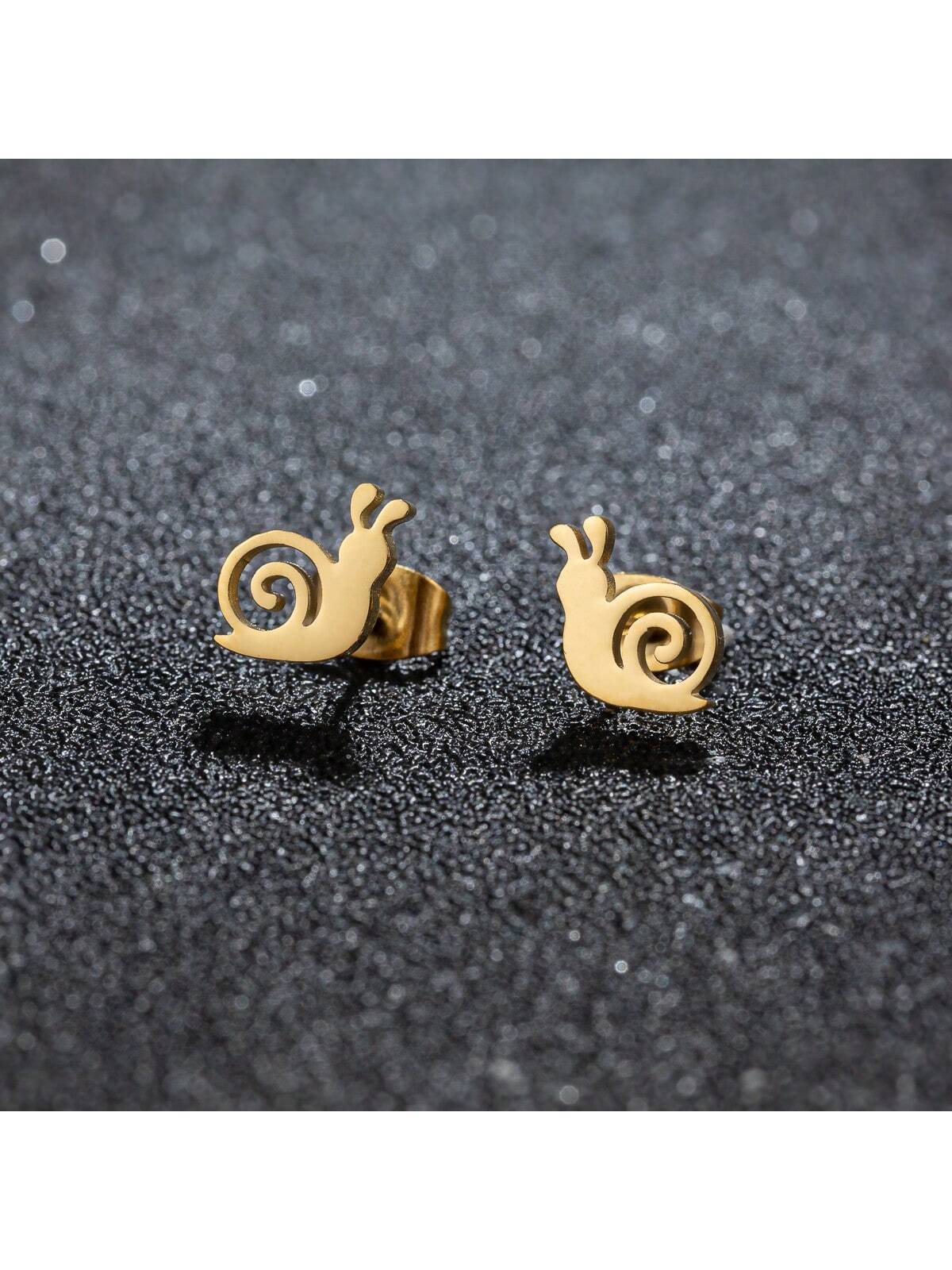 15129 1b-006 Pendientes Diseño Caracol 2 Pzas