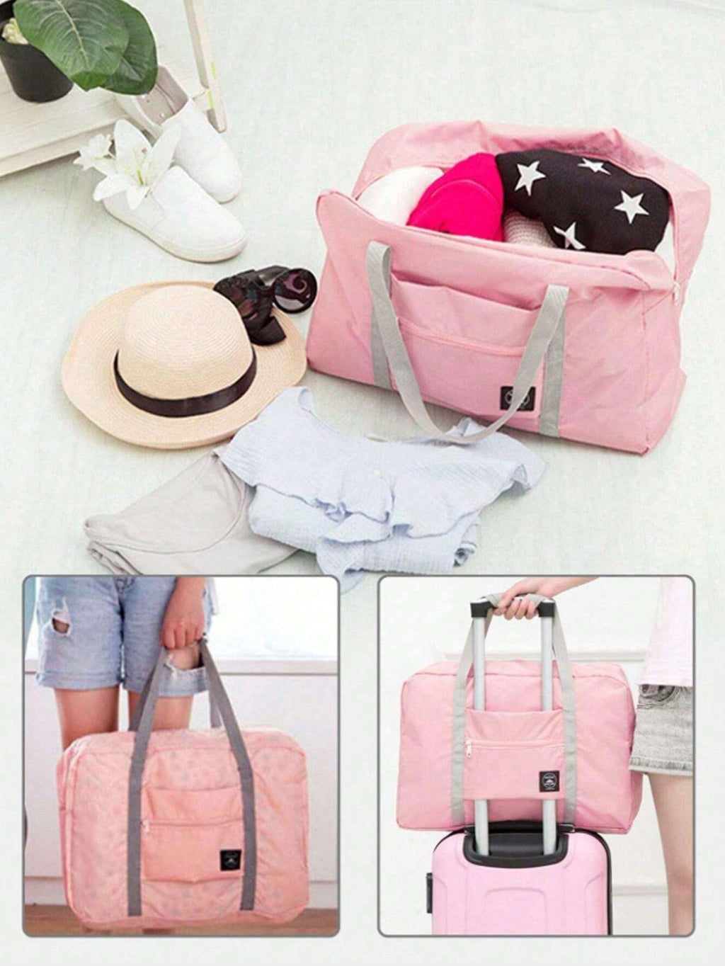 14701 1c-03-13 1 Pieza Bolsa de viaje plegable Bolsa de almacenamiento unisex