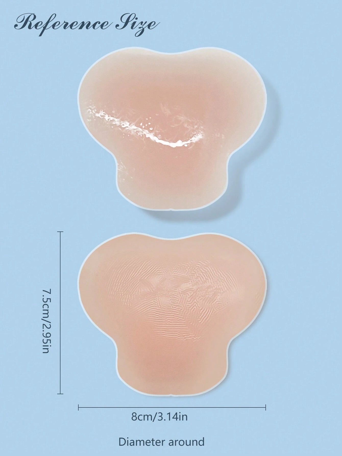 16507 2b-02-09 Cubrepezones de silicona 10 Pzas