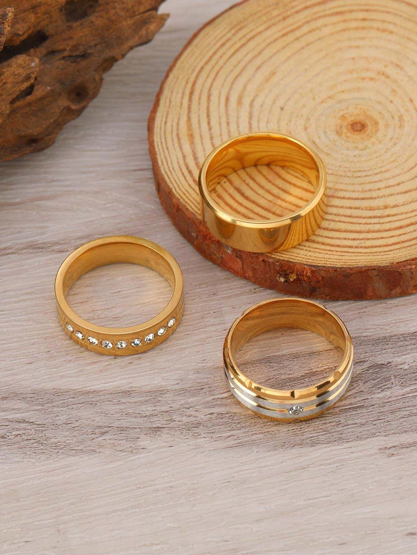 15007 1b-01-01 Anillos de moda 3 Pzas