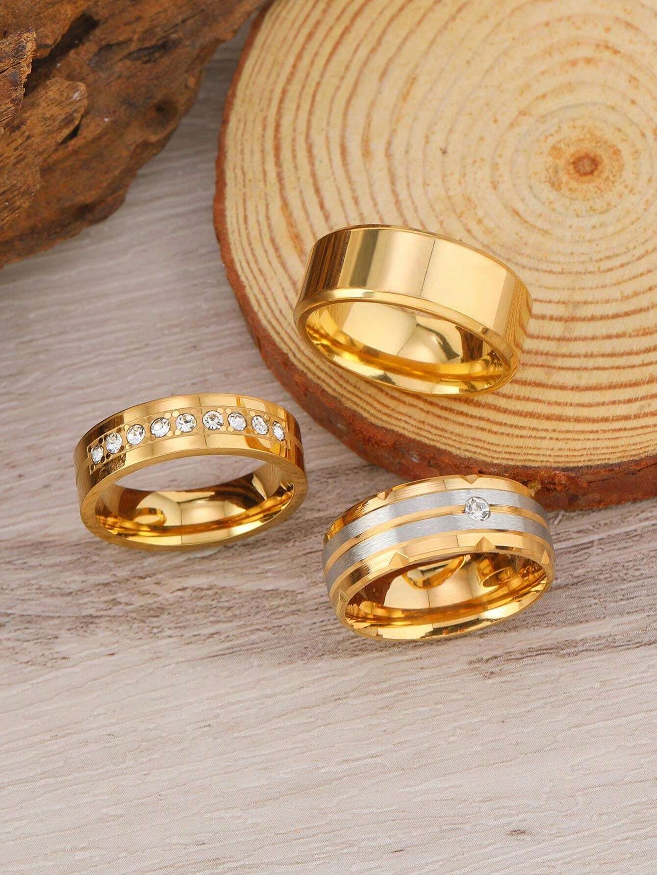 15007 1b-01-01 Anillos de moda 3 Pzas