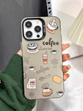 13872 2t-014 Carcasa diseño de taza de café 1 Pza