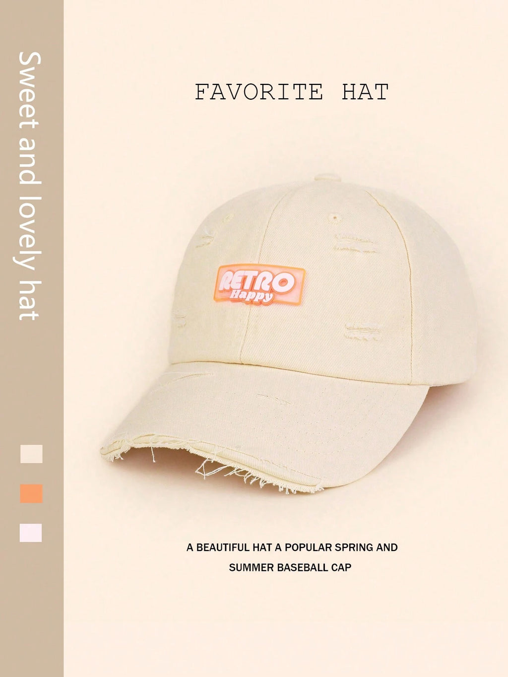 15471 1c-029 Gorra Retro Happy 1 Pza
