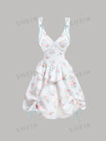 18492 1t-005 Vestido diseño floral 1 Pza