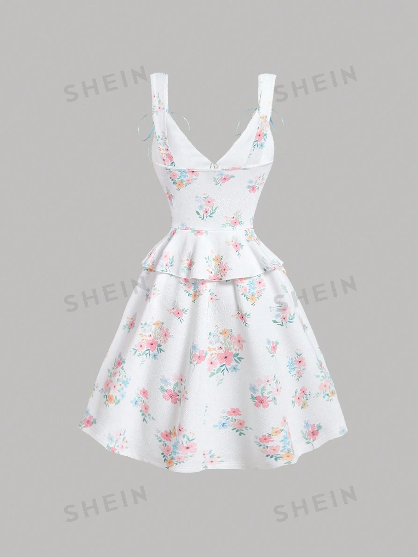 18492 1t-005 Vestido diseño floral 1 Pza