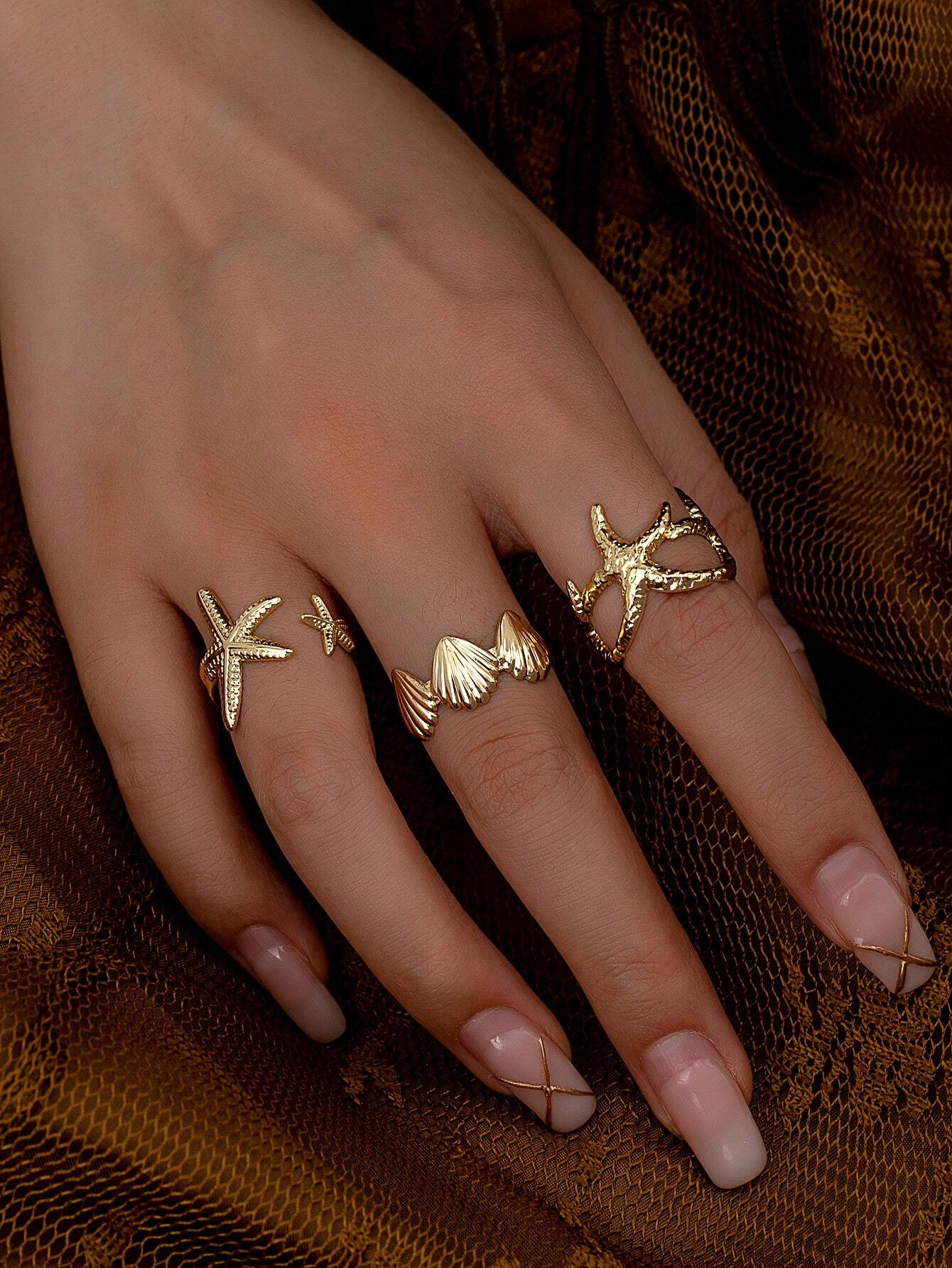 15689 1b-061 Conjunto anillos 3 Pzas